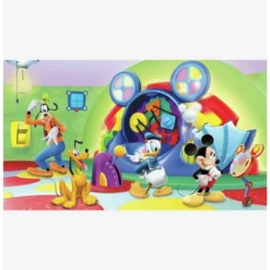 Buy 🎉 Disney Mickey & Friends Clubhouse Capers Chair Rail Prepasted Mural 😀