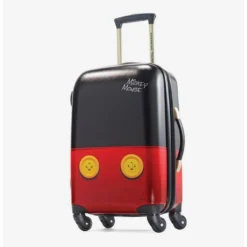 Brand new 🤩 Disney Mickey Mouse Pants Carry On Spinner Hardside Luggage ⌛