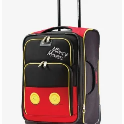Brand new 🤩 Disney Mickey Mouse Pants Carry On Spinner Softside Luggage ⭐