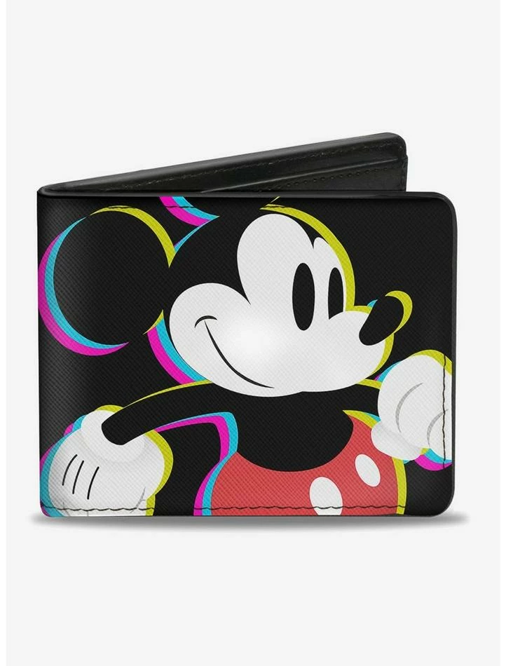 Cheapest π Disney Mickey Mouse Walking Pose Pixel Text Bi-Fold Wallet β¨ 1 Cheapest π Disney Mickey Mouse Walking Pose Pixel Text Bi-Fold Wallet β¨