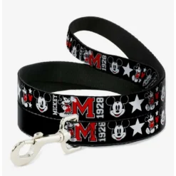 Best Sale 💯 Disney Classic Mickey Mouse 1928 Collage Dog Leash 🎁