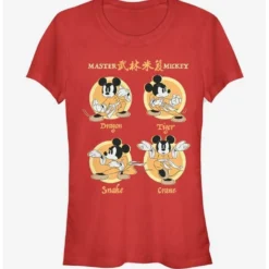Top 10 🎉 Disney Mickey Mouse Kung Fu Four Up Girls T-Shirt ✔️
