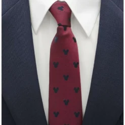 Best Sale ❤️ Disney Mickey Mouse Red Pin Dot Tie ⌛ -Mickey Mouse Store 12990441 av2