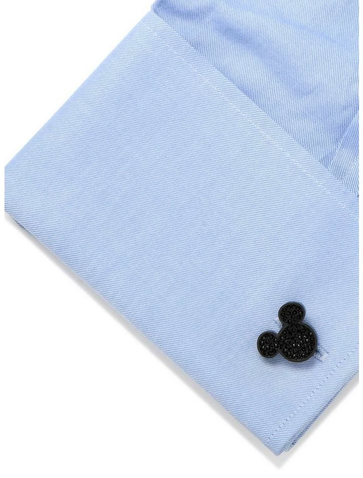 Hot Sale β Disney Mickey Mouse Stainless Steel Black Pave Crystal Cufflinks π― 3 Hot Sale β Disney Mickey Mouse Stainless Steel Black Pave Crystal Cufflinks π― - Image 3
