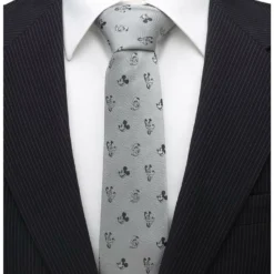 Hot Sale ⌛ Disney Mickey and Friends Gray Tie ⌛ -Mickey Mouse Store 12990453 av2