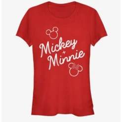 Flash Sale 👍 Disney Mickey Mouse And Minnie Mouse Signed Together Girls T-Shirt 🎉