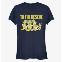 Best Sale 😉 Disney Mickey Mouse Minnie Mouse Donald To The Rescue Firefighters Classic Girls T-Shirt 🛒