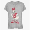 Flash Sale 🌟 Disney Daisy Duck Holiday Snowflake Outfit Classic Girls T-Shirt 👍