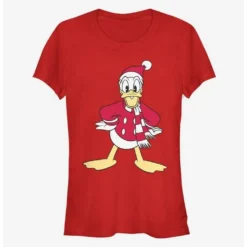 Top 10 ✨ Disney Donald Holiday Santa Hat Classic Girls T-Shirt ⭐
