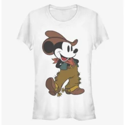 Best Sale ⌛ Disney Mickey Mouse Cowboy Classic Girls T-Shirt ✨