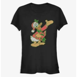 Flash Sale ✨ Disney Donald Duck Holiday Caroler Classic ❤️ Girls T-Shirt 🛒