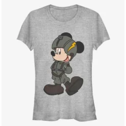 New 🥰 Disney Mickey Mouse Jet Pilot Classic Girls T-Shirt 🛒