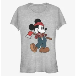 Outlet 💯 Disney Mickey Mouse Lumberjack Classic ⌛ Girls T-Shirt ⌛
