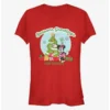 Wholesale 🧨 Disney Minnie Mouse Holiday Seasons Greetings From Daughter Classic Girls T-Shirt 🌟