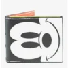 Cheapest 🎉 Disney Mickey Mouse Face Text Badge Bifold Wallet 🎉