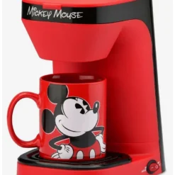 Cheap 🎁 Disney Mickey Mouse 1-Cup Coffee Maker with Mug 👍