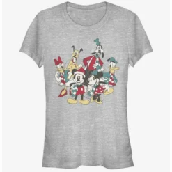 Best deal 😀 Disney Mickey Mouse Holiday Group Girls T-Shirt 🥰