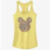 Cheapest 🧨 Disney Mickey Mouse Floral Mickey Head Girls Tank ✔️