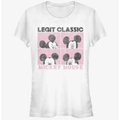 Outlet ✨ Disney Mickey Mouse Mickey Faces 🔔 Girls T-Shirt ✔️