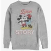 Best Sale ✔️ Disney Mickey Mouse True Love Story Crew Sweatshirt ✔️