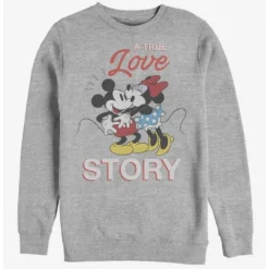 Best Sale ✔️ Disney Mickey Mouse True Love Story Crew Sweatshirt ✔️
