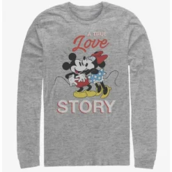 Coupon 👏 Disney Mickey Mouse True Love Story Long-Sleeve T-Shirt ⌛