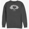 Outlet 🤩 Disney Mickey Mouse Glove Heart Crew Sweatshirt 👏