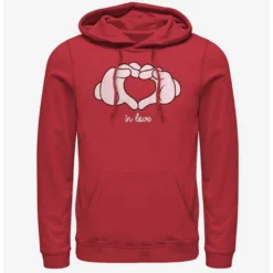 Best Pirce ✨ Disney Mickey Mouse Glove Heart Hoodie ✔️