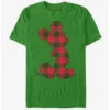 Best deal 🤩 Disney Mickey Mouse Holiday Buffalo Check Mickey T-Shirt ⭐