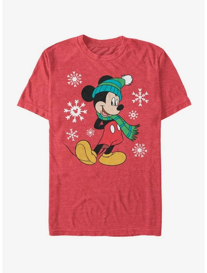 New ❤️ Disney Mickey Mouse Holiday Big Holiday Mickey T-Shirt ✨ 1 New ❤️ Disney Mickey Mouse Holiday Big Holiday Mickey T-Shirt ✨