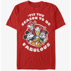 Cheap 👍 Disney Mickey Mouse Holiday Fabulous T-Shirt 🛒