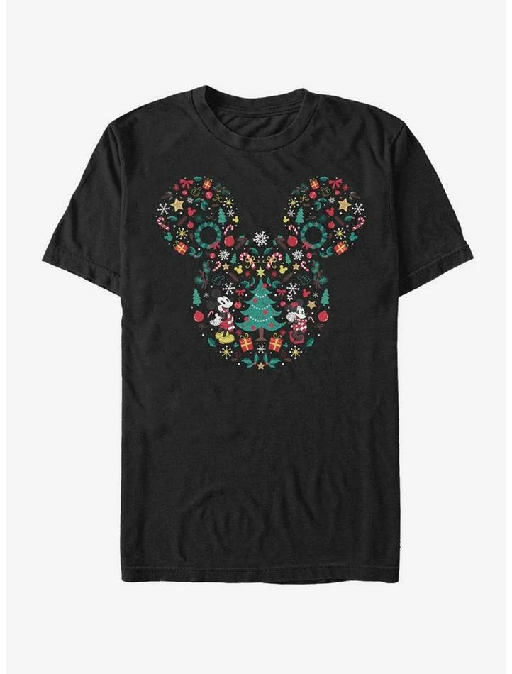 Discount π Disney Mickey Mouse Holiday Icon Ear Fill T-Shirt π 1 Discount π Disney Mickey Mouse Holiday Icon Ear Fill T-Shirt π