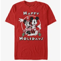 Brand new ⭐ Disney Mickey Mouse Holiday Mickey & Minnie T-Shirt 🌟