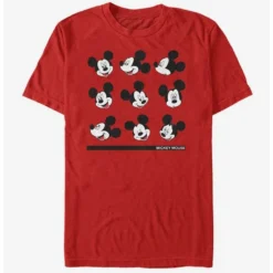Budget ✔️ Disney Mickey Mouse Mickey Expressions T-Shirt ❤️