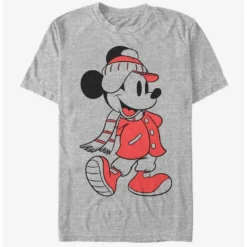 Outlet ⭐ Disney Mickey Mouse Holiday Mickey Winter Fill T-Shirt 🥰