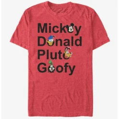 Top 10 👏 Disney Mickey Mouse Mickey And Friends T-Shirt ✨