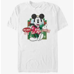 Deals 🤩 Disney Mickey Mouse Holiday Vintage Mickey T-Shirt 👍