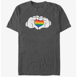 New 🎉 Disney Mickey Mouse Rainbow Love T-Shirt 🤩