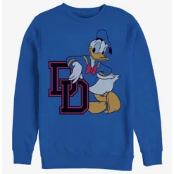 Cheapest 🥰 Disney Donald Duck Donald College DD Sweatshirt 😍
