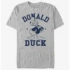 Best Pirce ❤️ Disney Donald Duck Donald Goes To College T-Shirt 😍