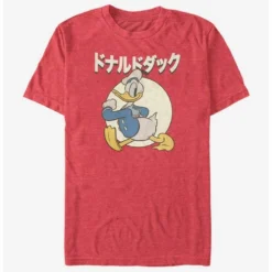Hot Sale 🔔 Disney Donald Duck Japanese Text T-Shirt ✔️