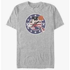 Outlet 🧨 Disney Mickey Mouse B Ball Americana T-Shirt ❤️