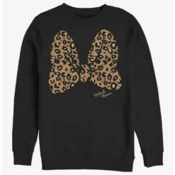 Promo 😉 Disney Mickey Mouse Animal Print Bow Sweatshirt 👍