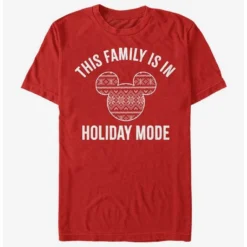 Flash Sale 🔥 Disney Mickey Mouse Family Holiday Mode T-Shirt 🎁