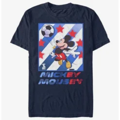 Best Pirce ✔️ Disney Mickey Mouse Mickey Football Star T-Shirt ❤️