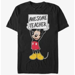 Hot Sale 🌟 Disney Mickey Mouse Mickey Awesome Teacher T-Shirt ✨