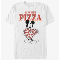 Top 10 ❤️ Disney Mickey Mouse Mickey All You Need Is Pizza T-Shirt ✨