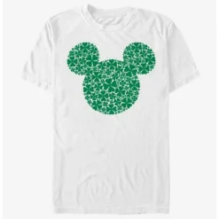 Flash Sale 🔔 Disney Mickey Mouse Mickey Clover Fill T-Shirt 🔥