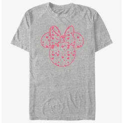 New 🛒 Disney Mickey Mouse Minnie Hearts Fill T-Shirt 🧨