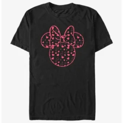 Best Sale 🌟 Disney Mickey Mouse Minnie Hearts Fill T-Shirt 💯